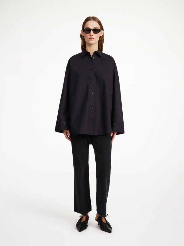 Malene Birger Skjorte Derris 101929 Sort 050