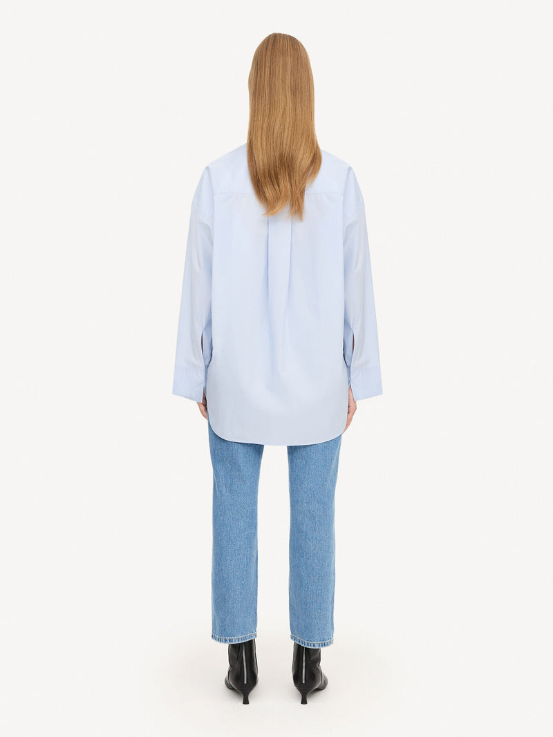 Malene Birger Skjorte Derris Lyseblå Q71873024Z