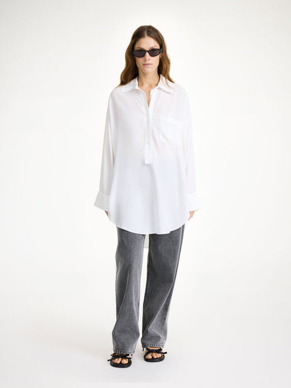 By Malene Birger Skjorte Maye 102457 Col. Hvid 090