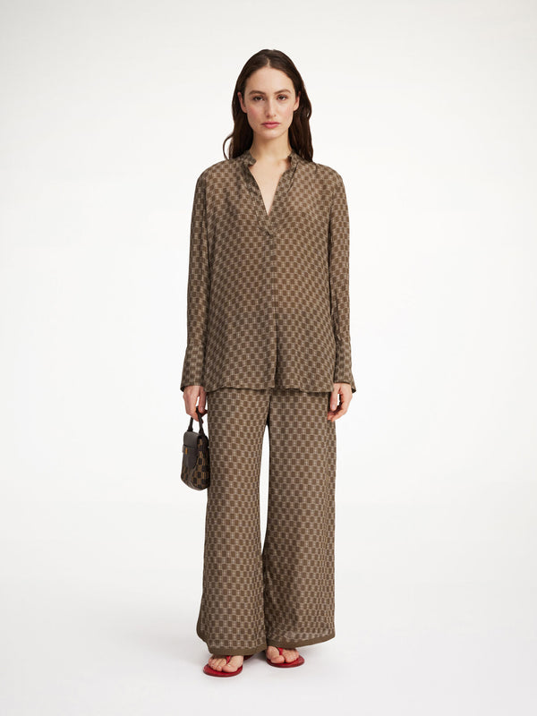 By Malene Birger Bluse Mabillon Q72514016 Brun Q45