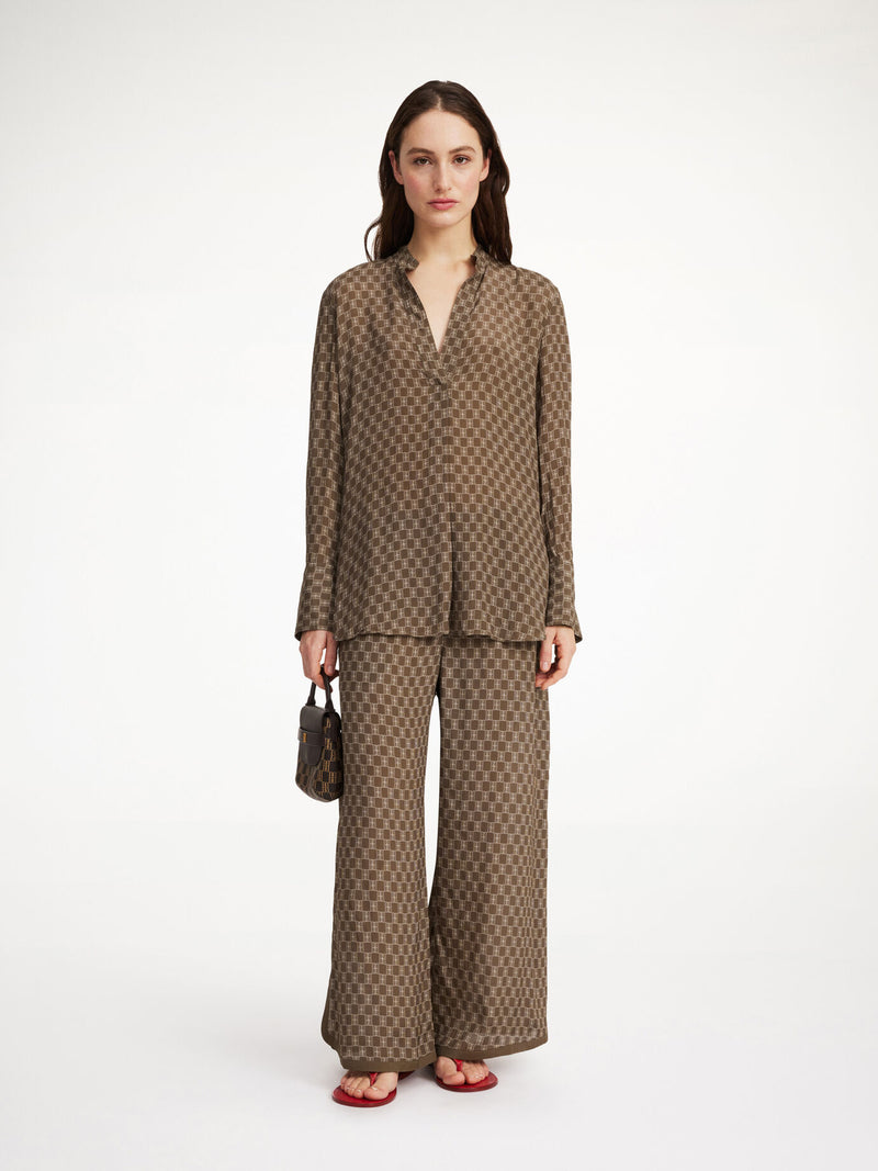 By Malene Birger Bluse Mabillon Q72514016 Brun Q45