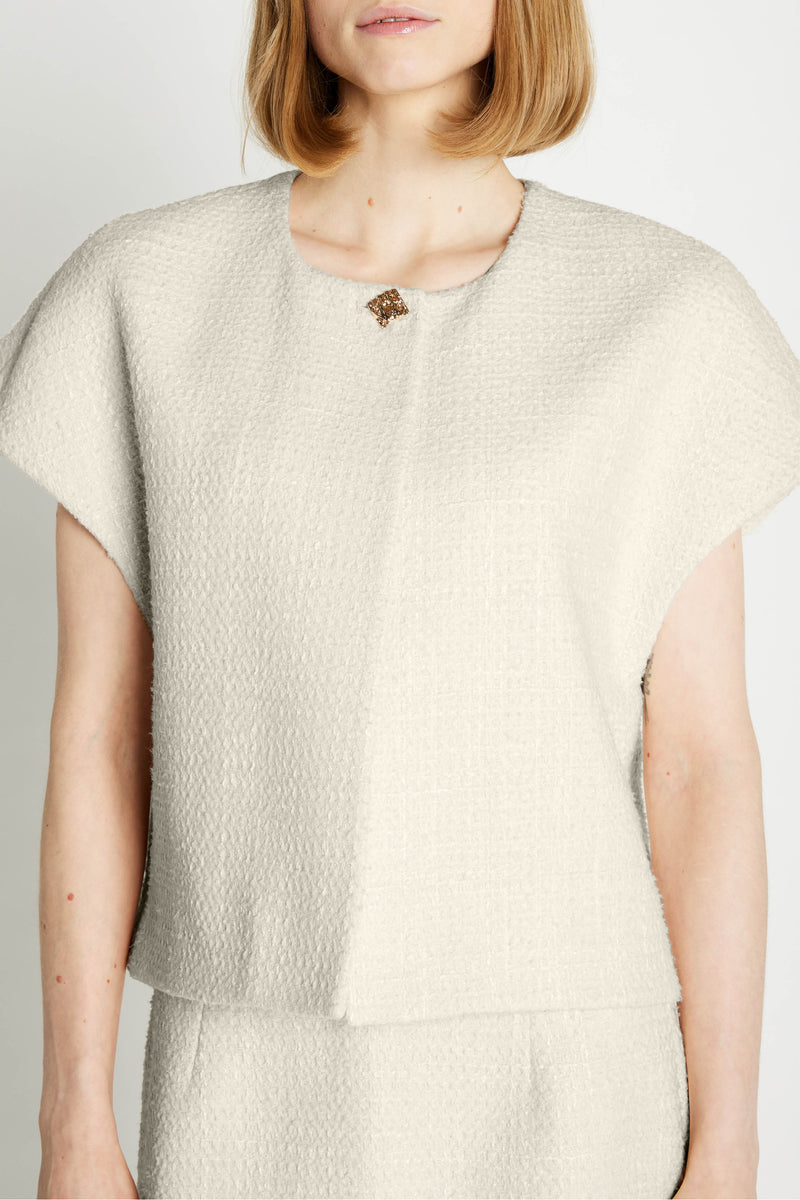 Rue de Femme Vest Ivelisse 7473 Offwhite 02