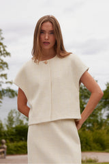 Rue de Femme Vest Ivelisse 7473 Offwhite 02