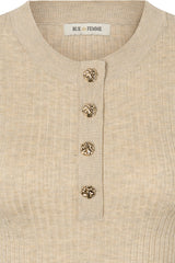 Rue de Femme Fennec knit RDF192 Col. Sand