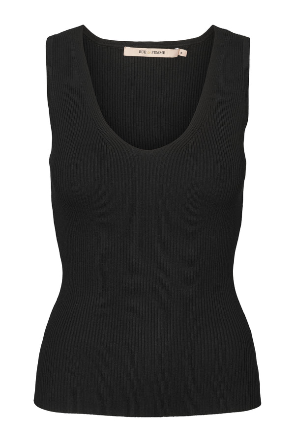 Rue de Femme Softy Galatea knit Top RDF282 Col. Black 20