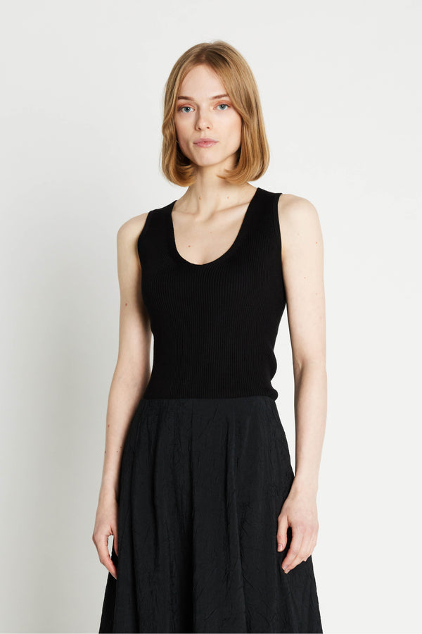 Rue de Femme Softy Galatea knit Top RDF282 Col. Black 20