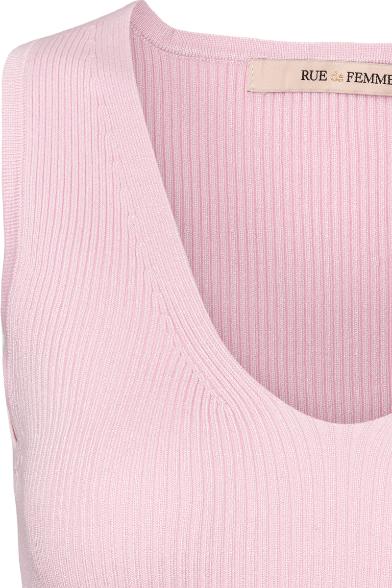 Rue de Femme Softy Galatea knit Top RDF282 Col. Crystal Pink 304