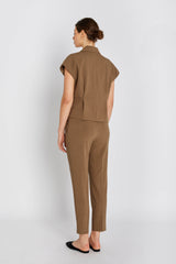 Rue De Femme Solveig vest RDF334 Col. Dark-sand