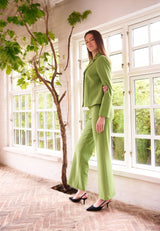 Rue de Femme Olana Wide Pants RDF364 Col.spruce