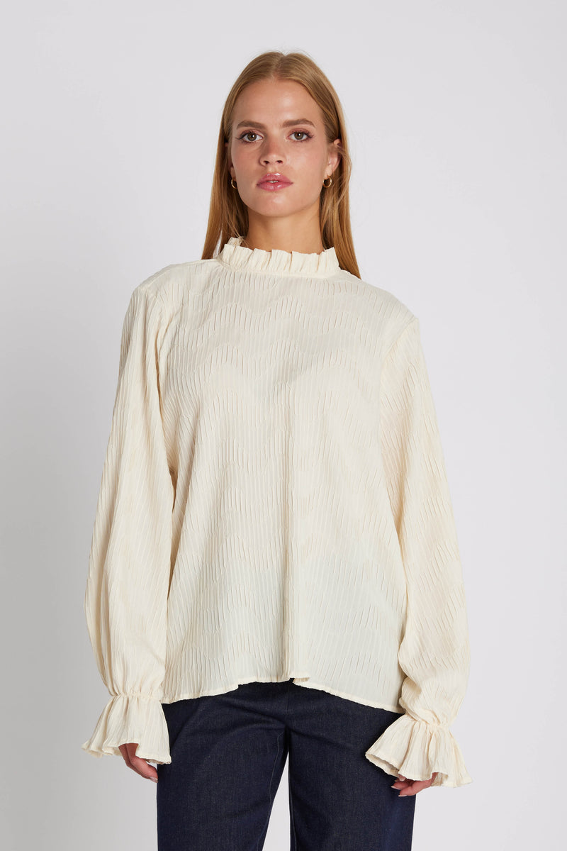 Rue de Femme Yelena Blouse RDF435 Col. Offwhite