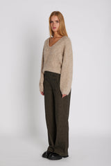 Rue de Femme Zoey Wide Pants RDF464 Col. Brown