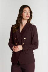 Rue de Femme Comfy Eloise Blazer RDF510 Col.Merlot