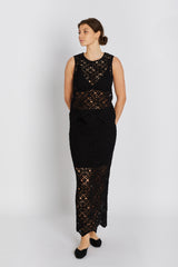Rue de Femme nederdel Nyslin skirt sort