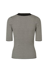 Rue de Femme Fennec stripe knit RDF835 Col.Black