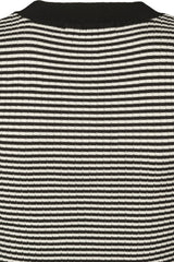 Rue de Femme Fennec stripe knit RDF835 Col.Black