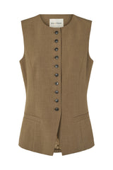 Rue De Femme Clarie vest RDF864 Col. Dark-Sand