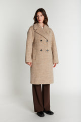 Rue de Femme Kanzina Coat RDF974 Col.Sand melange