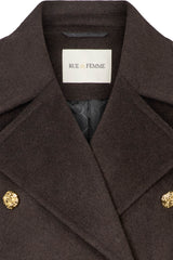 Rue de Femme Minu Coat RDF978 Col. Chocolate
