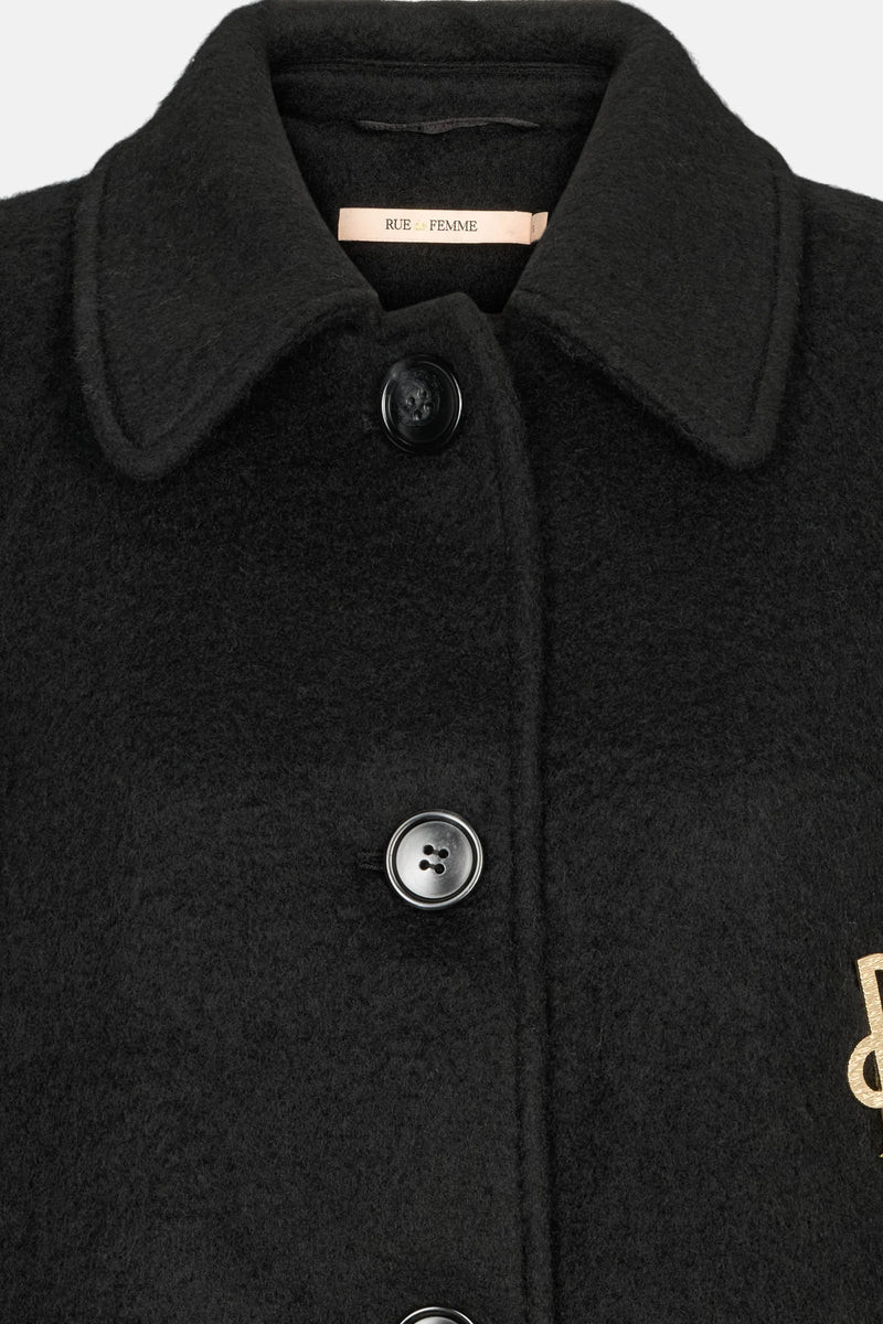 Rue de Femme Addison Coat RDF389 Col. Black