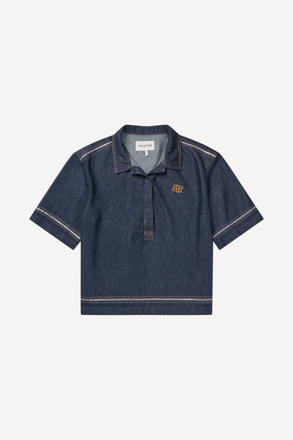 Munthe Rappa Skjorte 254-1032-25411 Col. Blue