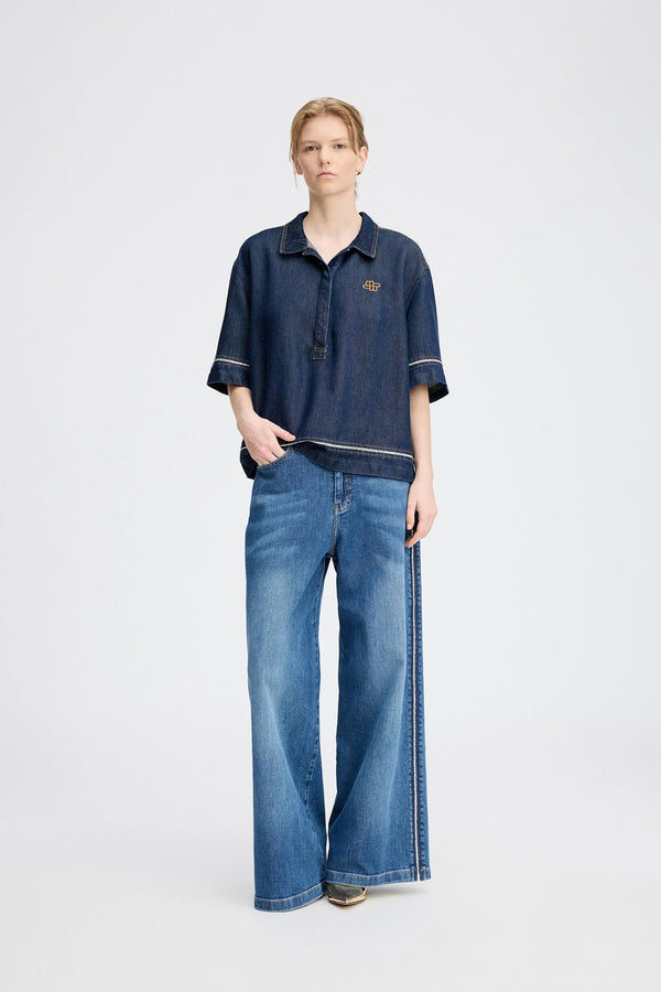 Munthe Rappa Skjorte 254-1032-25411 Col. Blue