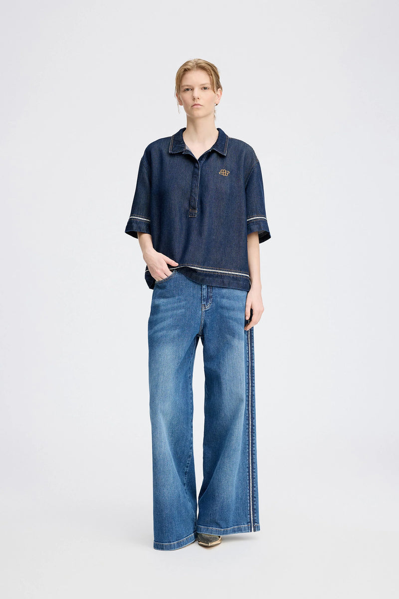 Munthe Rappa Skjorte 254-1032-25411 Col. Blue