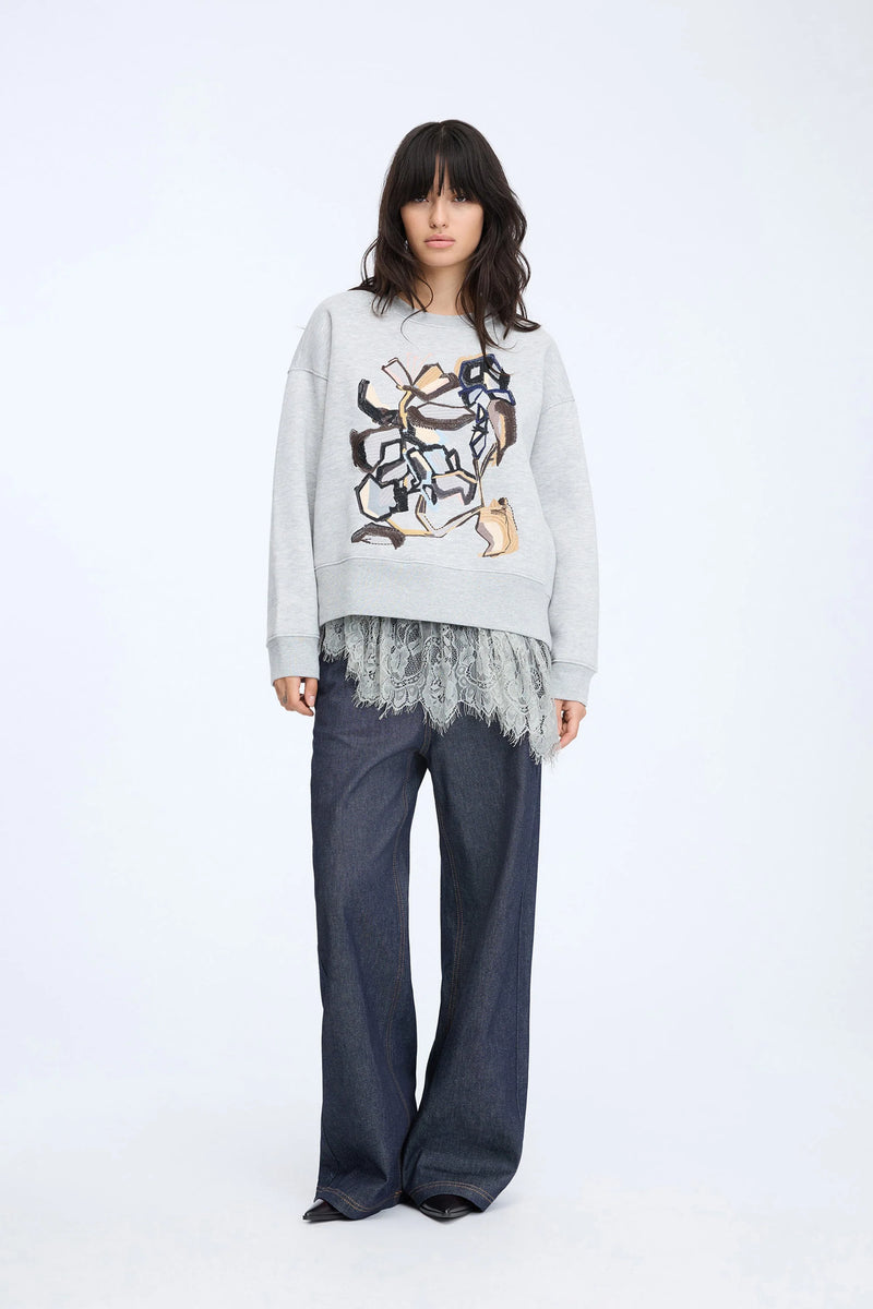 Munthe Rarsnima Sweatshirt 254-1131-25466 Col.Grey