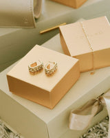 EDBLAD Rays Hoops L Gold