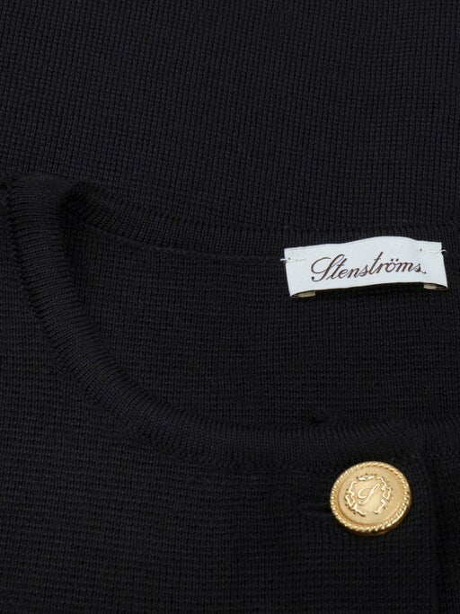 Stenstrøms Stina Cardigan Knitted 4501516151 Sort
