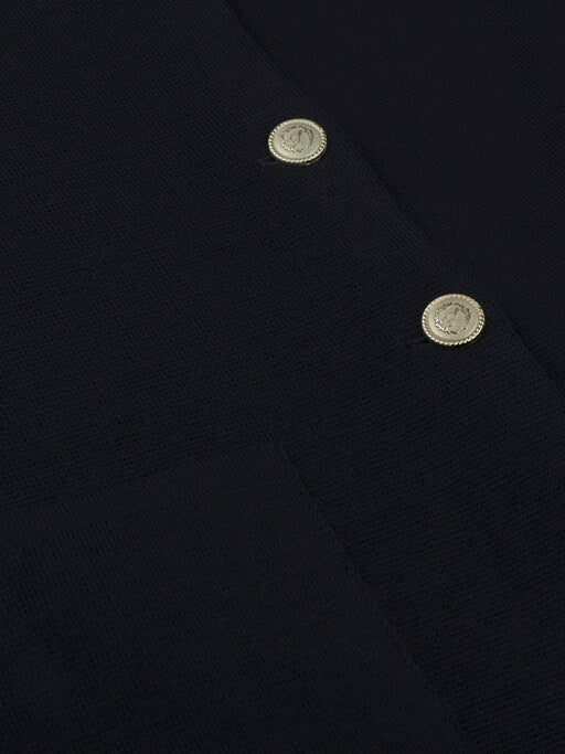 Stenstrøms Stina Cardigan Knitted 4501516151 Sort