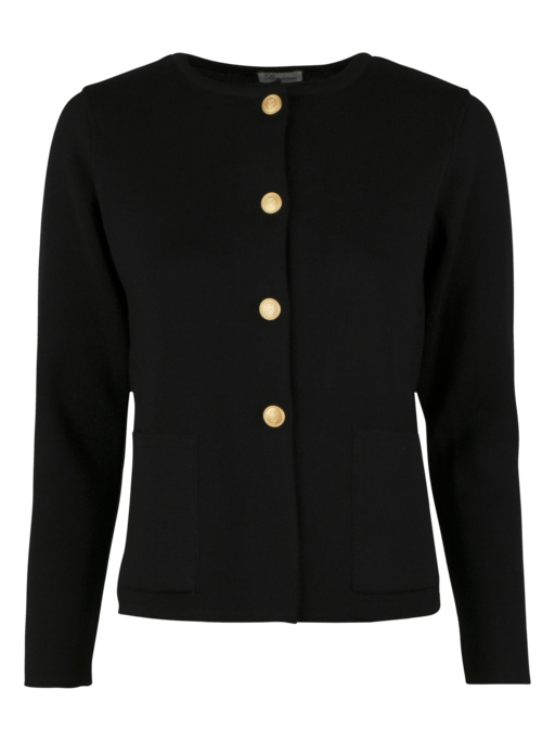 Stenstrøms Stina Cardigan Knitted 4501516151 Sort