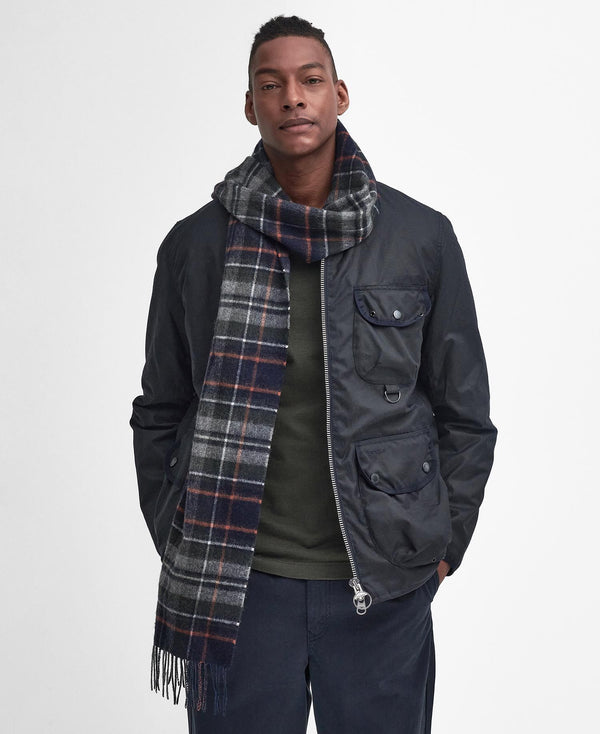 Barbour tørklæde USC0137 New check navy