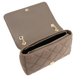 Valentino Ocarina Suede Taske VBSA9B02 Col.Taupe