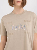 Replay T-shirt W3072A.000 Sand