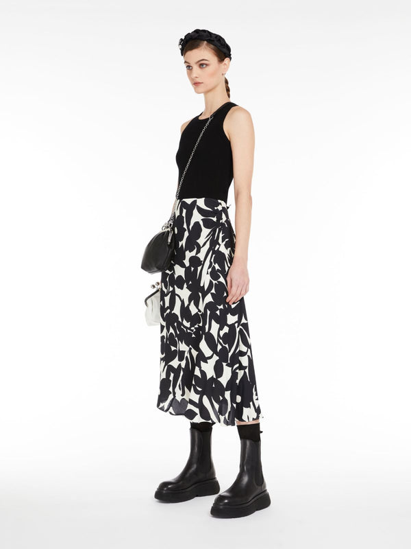 MaxMara Augusta Nederdel Sort/Sand