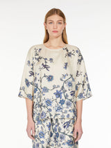 MaxMara Bluse Filippo 2425116011 Hvid m.print 002