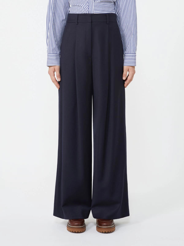 MaxMara Globale Bukser 2525136162600 Col. Navy 028