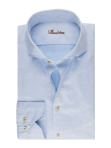 Stenstrøms skjorte 674221-1467 lyseblå twill/100