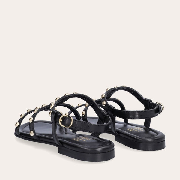 Billi Bi Sandal Sunny A7109 Sort med nitter