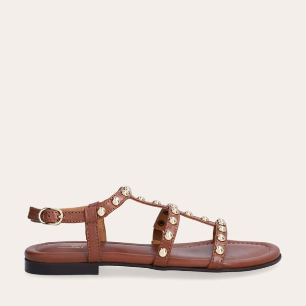 Billi Bi Sandal Sunny A7109 Brun med nitter