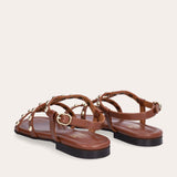 Billi Bi Sandal Sunny A7109 Brun med nitter