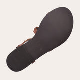 Billi Bi Sandal Sunny A7109 Brun med nitter