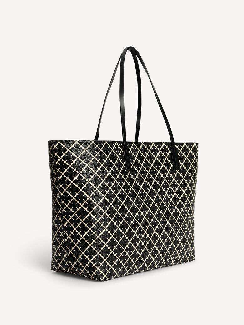 By Malene Birger Taske Abi Tote (GL) Col.Sort/hvid 050