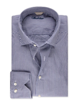 Stenstrøms skjorte 675721 8969 fitted, navy strib