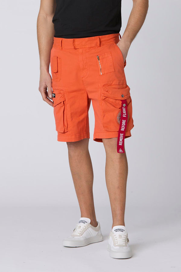 Aeronautica cargo shorts BE200 orange