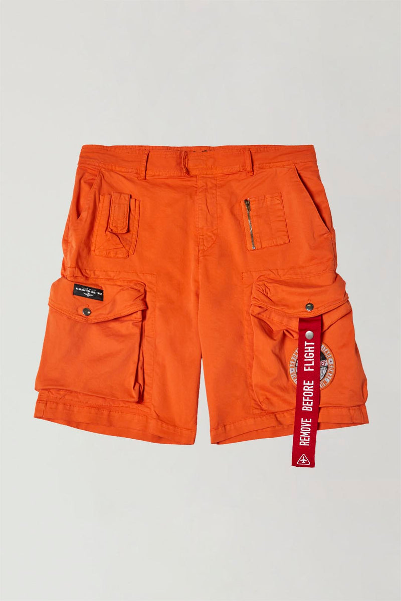 Aeronautica cargo shorts BE200 orange