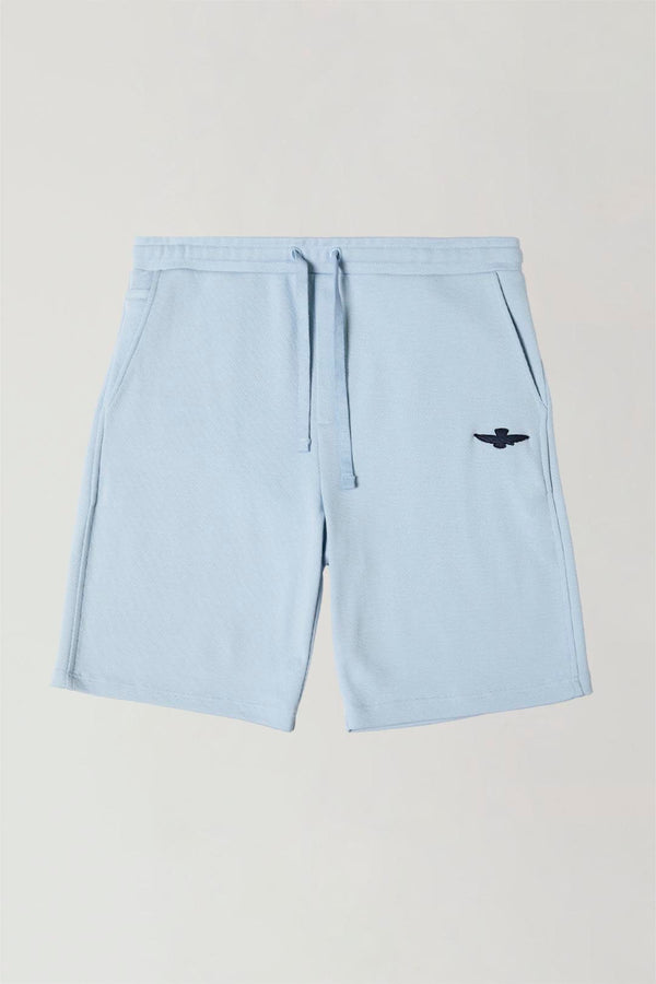 Aeronautica sweatshorts BE207 lysblå