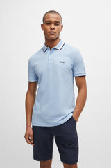 Boss polo t-shirt Paddy 50469055 lyseblå/457