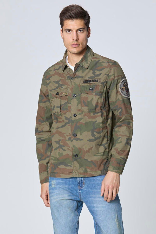 Aeronautica overshirt CA032 camouflage