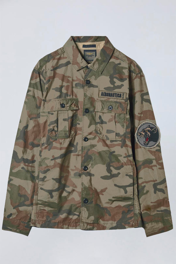 Aeronautica overshirt CA032 camouflage